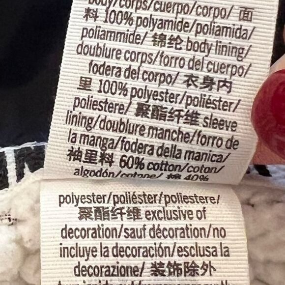 Victoria's Secret Pink Sherpa Lined Snap Button Coaches Jacket Black Logo Small - Picture 12 of 13